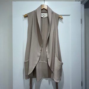 Aritzia Silk Crepe Vest
